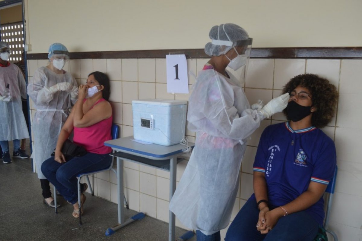 Termina nesta sexta-feira (9) testagem para o novo coronavírus nas escolas de Cajazeiras e região