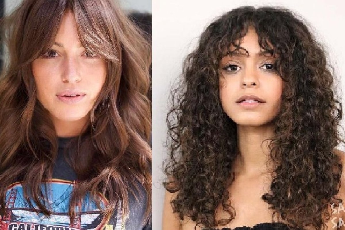 Franja cortininha é romântica e despojada