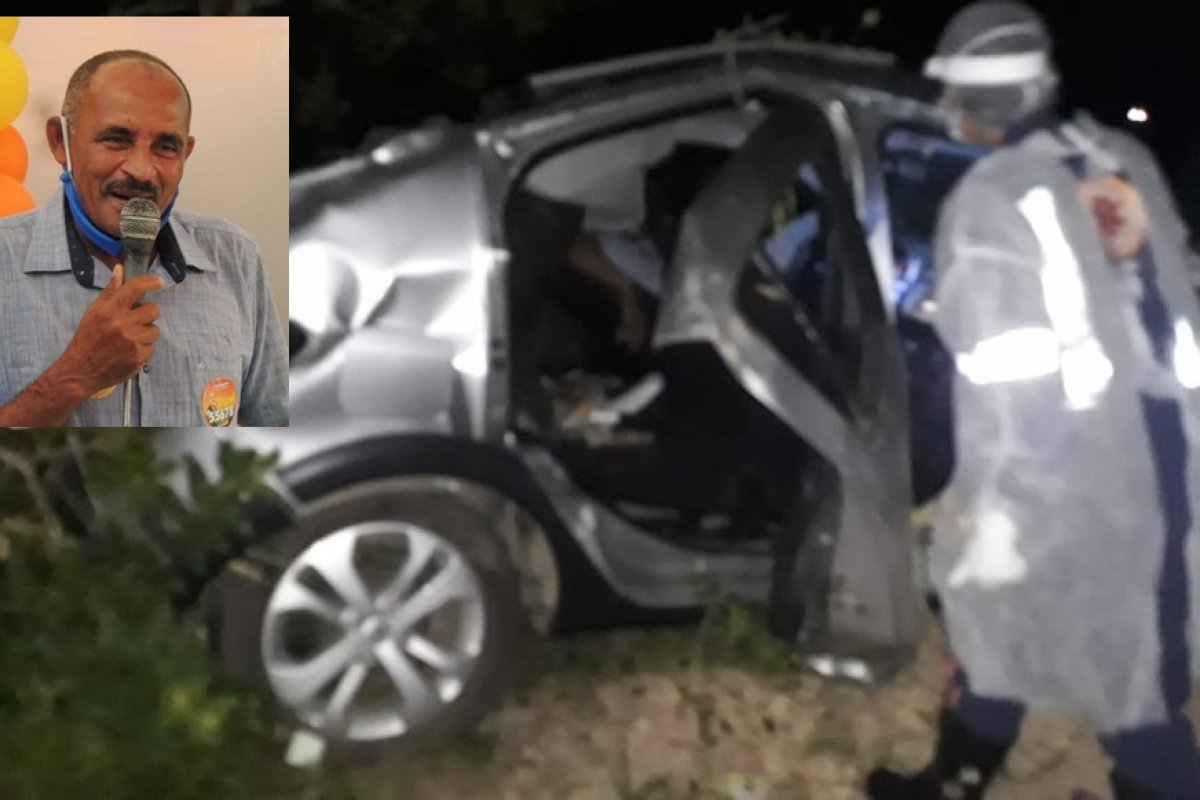 Presidente da Câmara de Aramari, na Bahia, morre em acidente na BA-409
