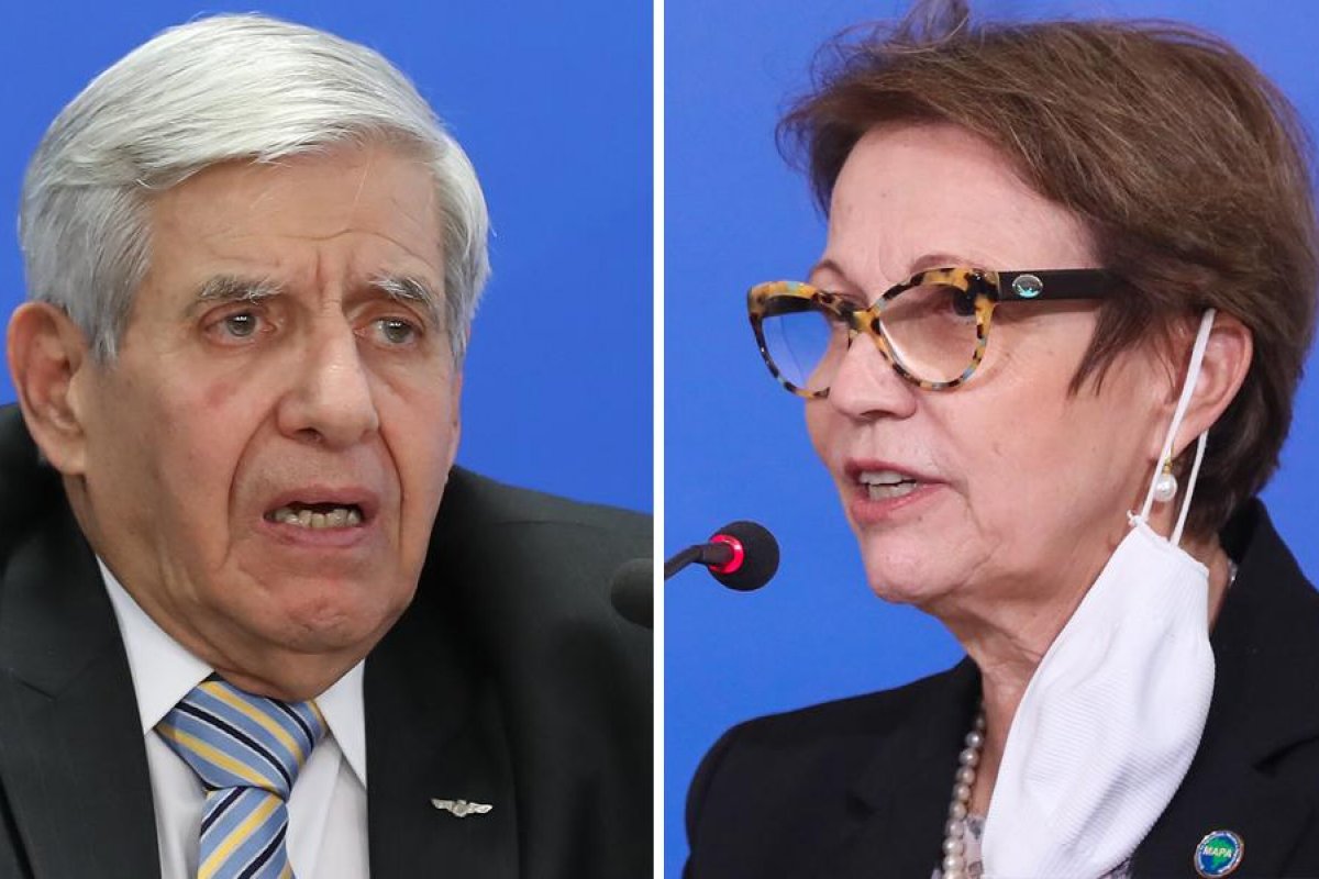 Augusto Heleno e Tereza Cristina viram alvo de notícias-crime no STF