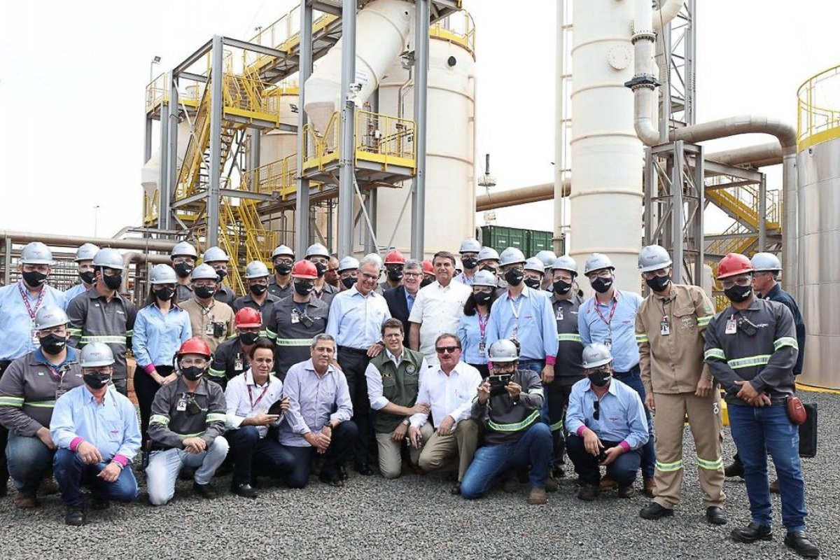 Bolsonaro inaugura fábrica de biogás em São Paulo