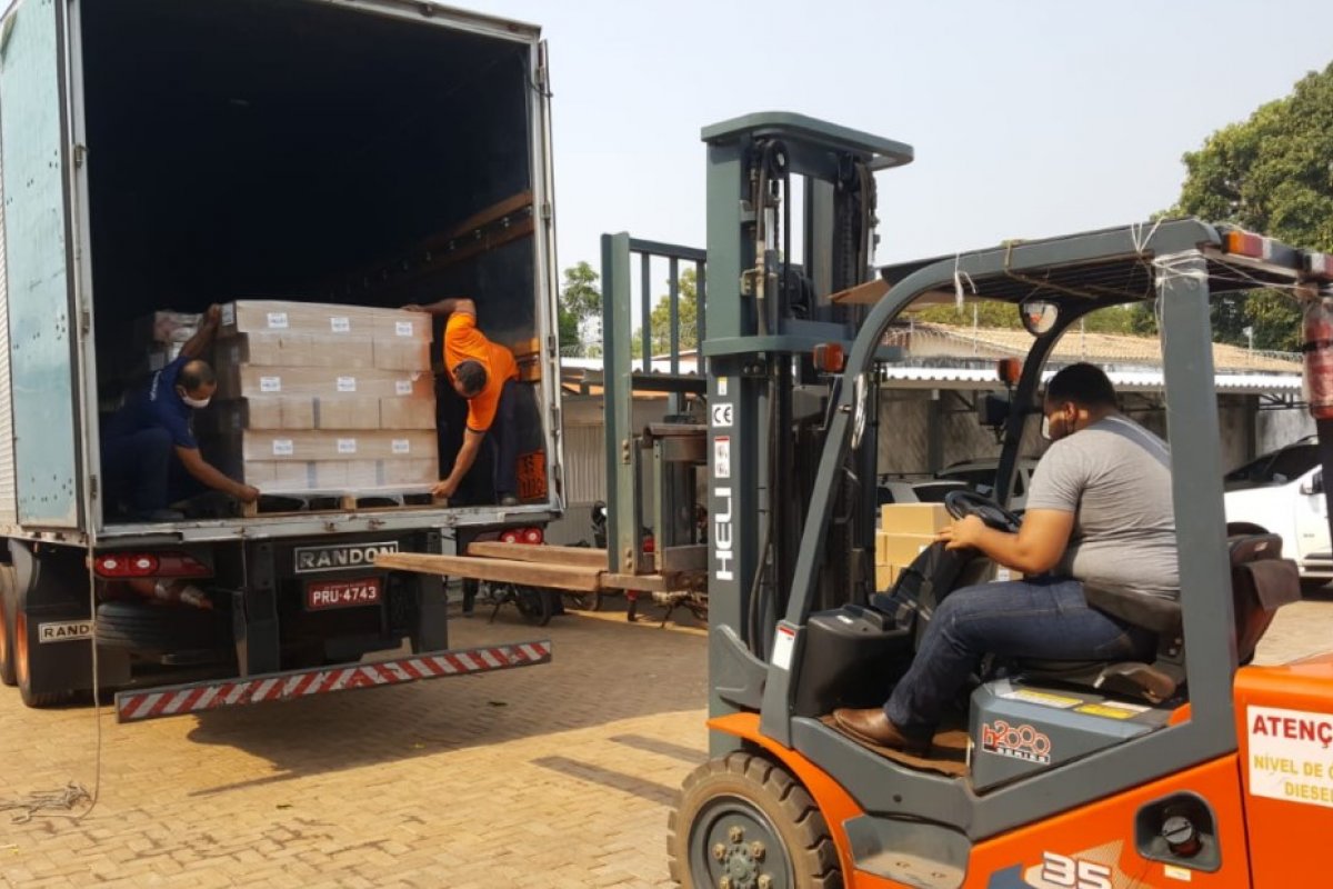 TRE recebe últimas carretas com EPIs para equipar zonas eleitorais