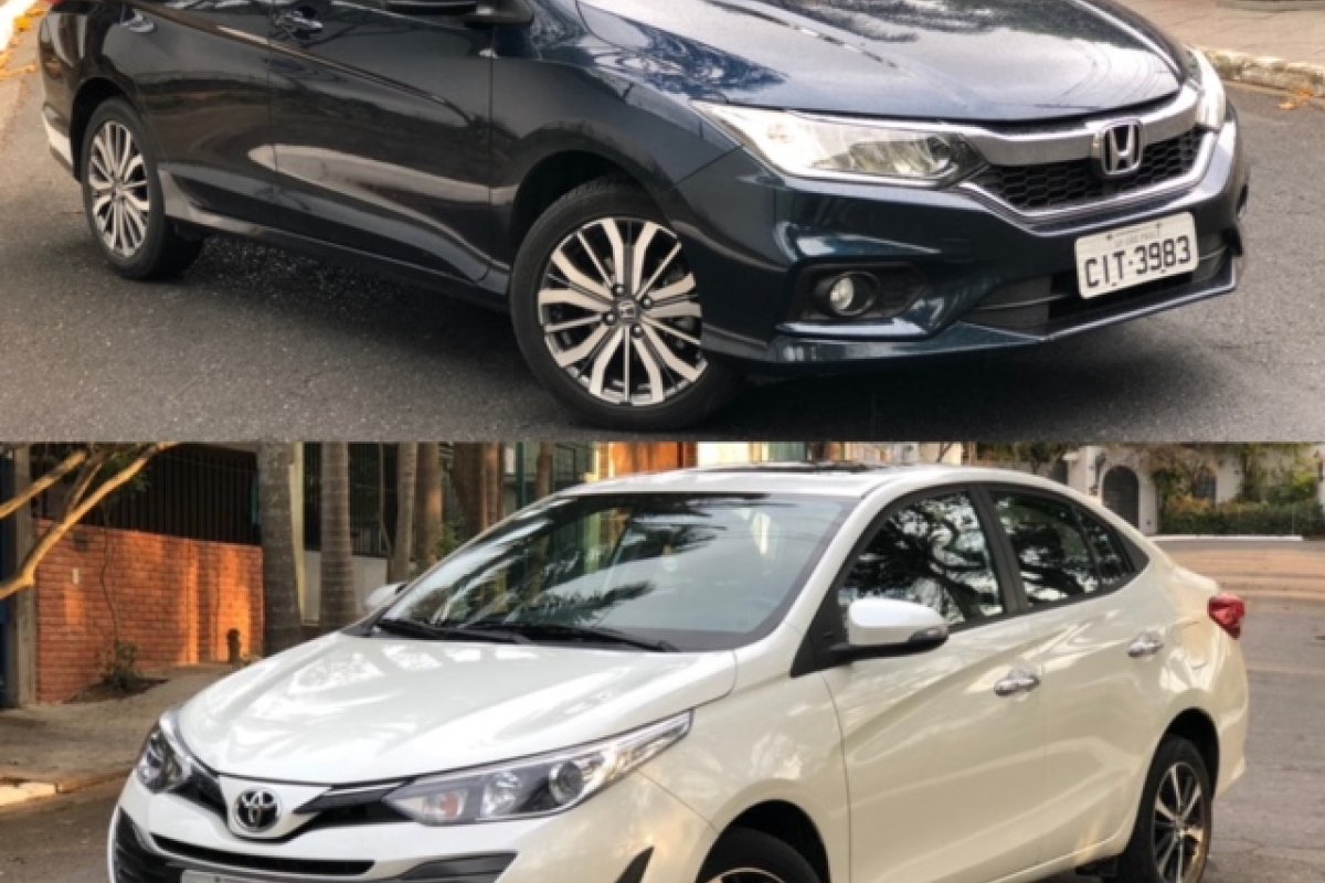 Toyota Yaris XLS ou Honda City EXL: qual o melhor sedã das marcas japonesas?