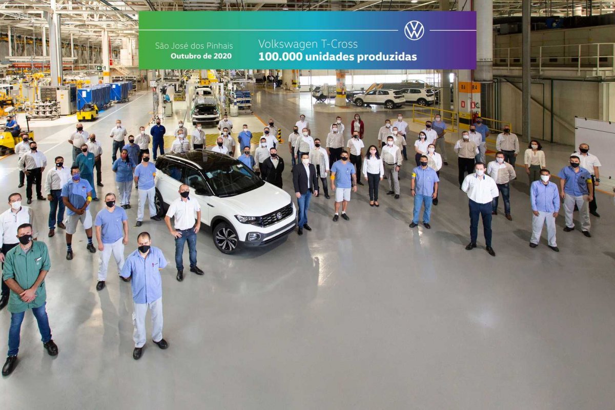 Volkswagen alcança 100 mil unidades vendidas do T-Cross