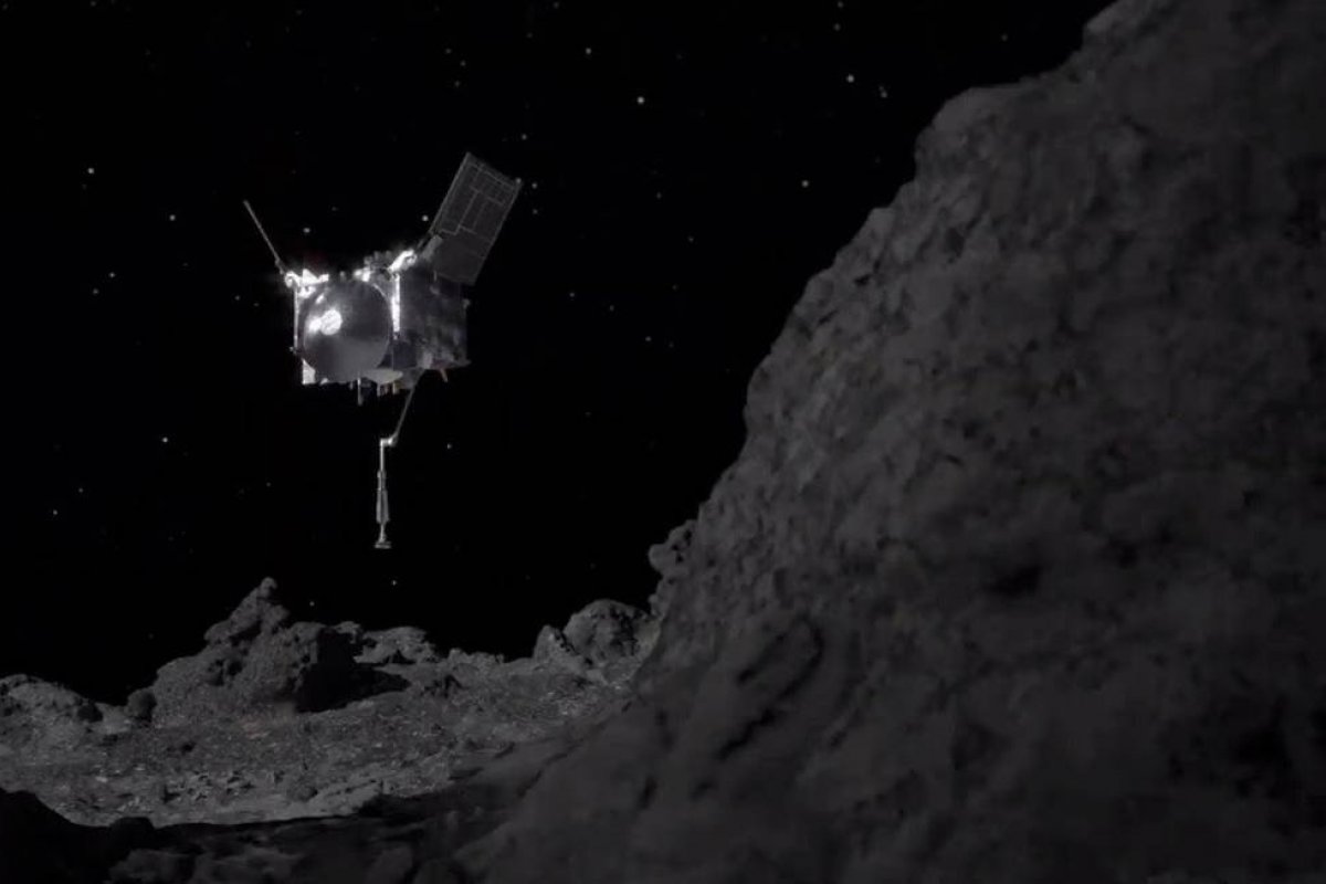 Nasa mostra primeiras imagens de pouso de soda em asteroide