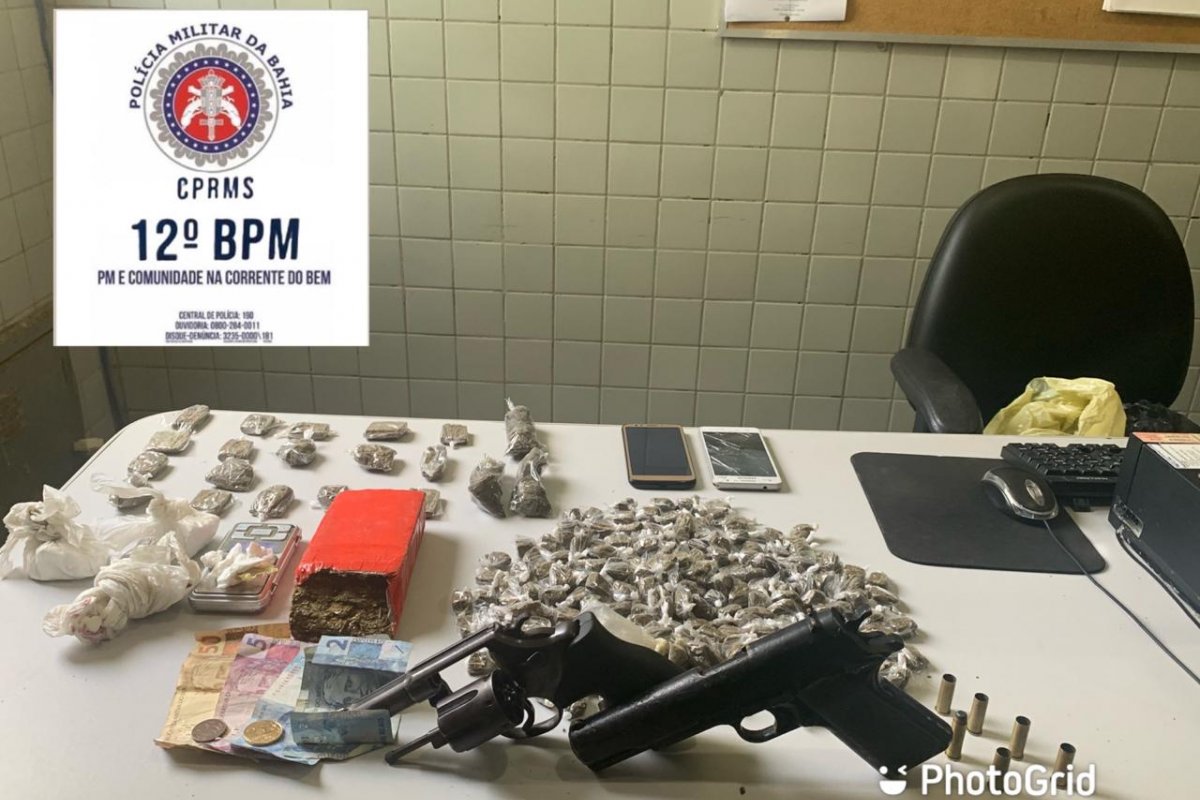 Quatro pessoas são presas em abordagem policial em Camaçari