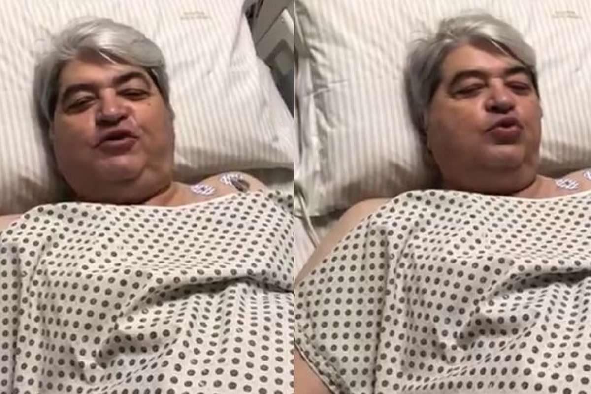 Após fortes dores no peito, Datena é internado e passa por cirurgia