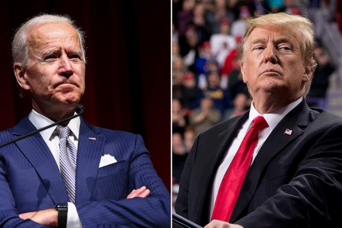 Vantagem de Biden sobre Trump cai dois pontos percentuais
