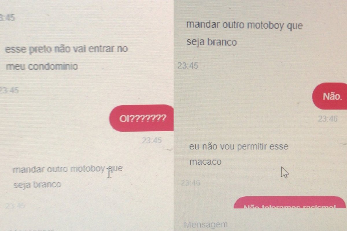 Dono de estabelecimento comercial diz que cliente proibiu entrada de entregador em condomínio de luxo por ele ser negro