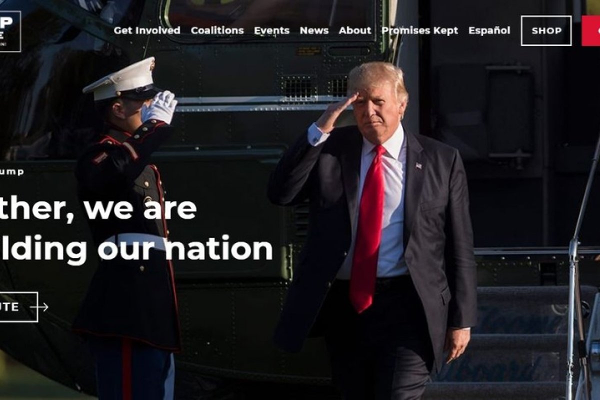 Diretor de comunicação de Trump afirma que site da campanha sofreu ataque e saiu do ar