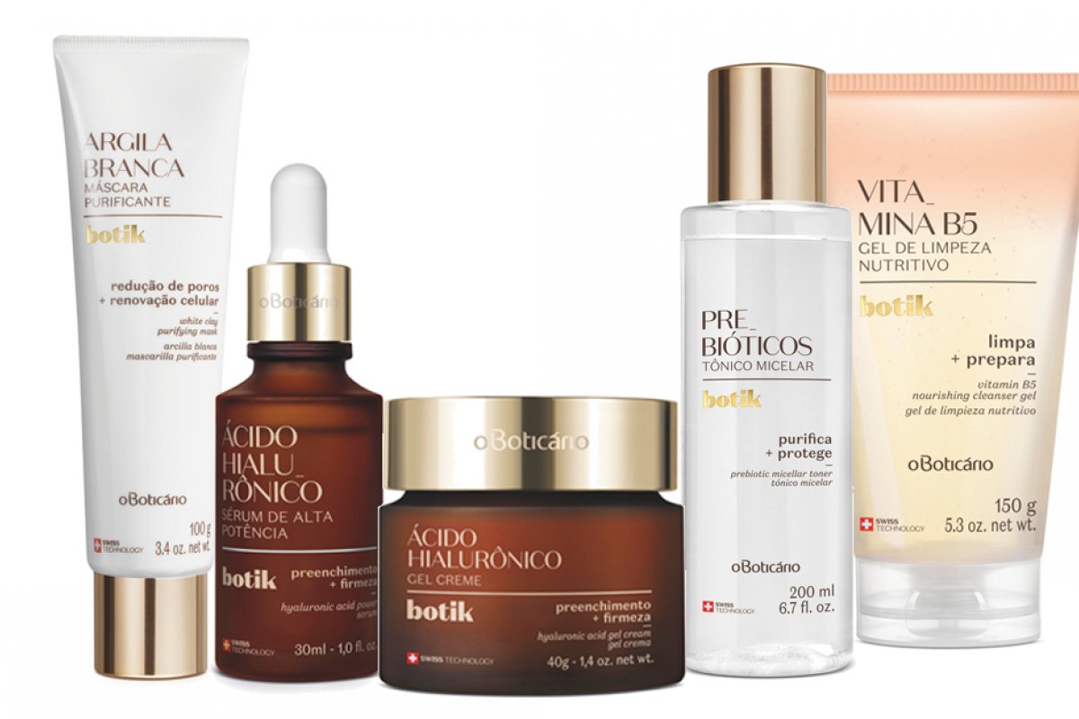 Chega ao mercado, Botik, marca de cuidados faciais com ativos poderosos e tecnologia suíça de O Boticário