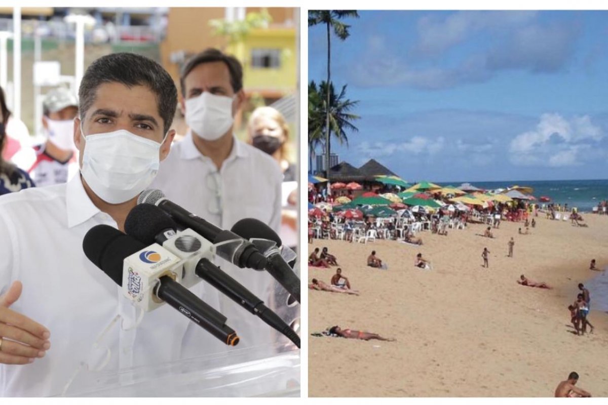 Por enquanto não há previsão de liberar as praias, diz ACM Neto em coletiva