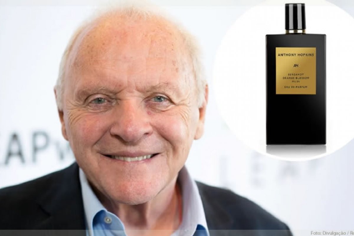 Ator Anthony Hopkins lança perfume para ajudar a combater a fome infantil