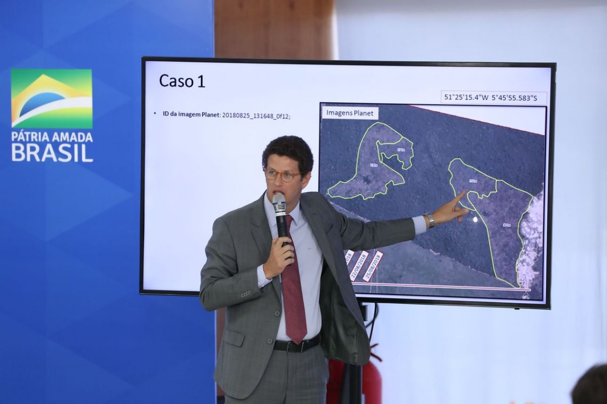 Cerca de 1/3 do desmatamento na Amazônia decorreram de anos anteriores, afirma ministro