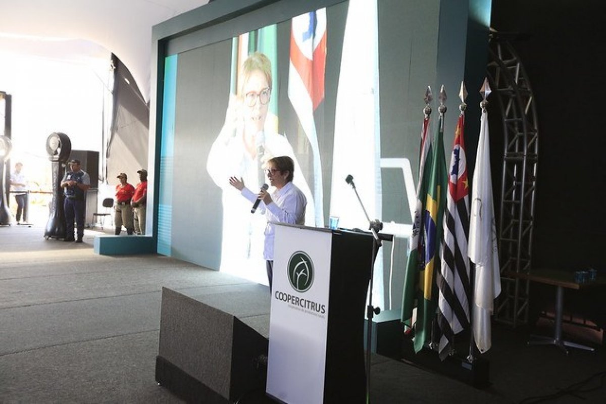 Tereza Cristina acredita que acordo com os americanos colocaria Brasil em "outro patamar"