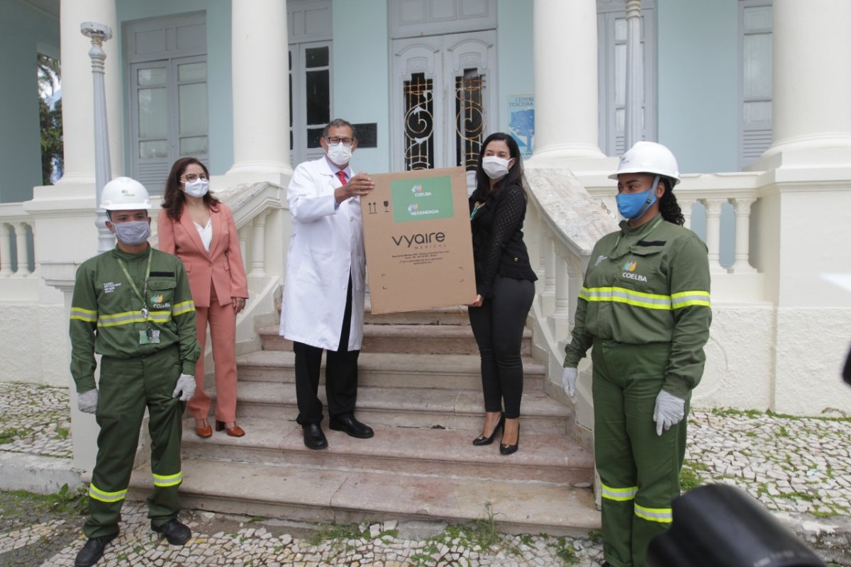 Hospital Espanhol recebe 20 respiradores doados pela Coelba