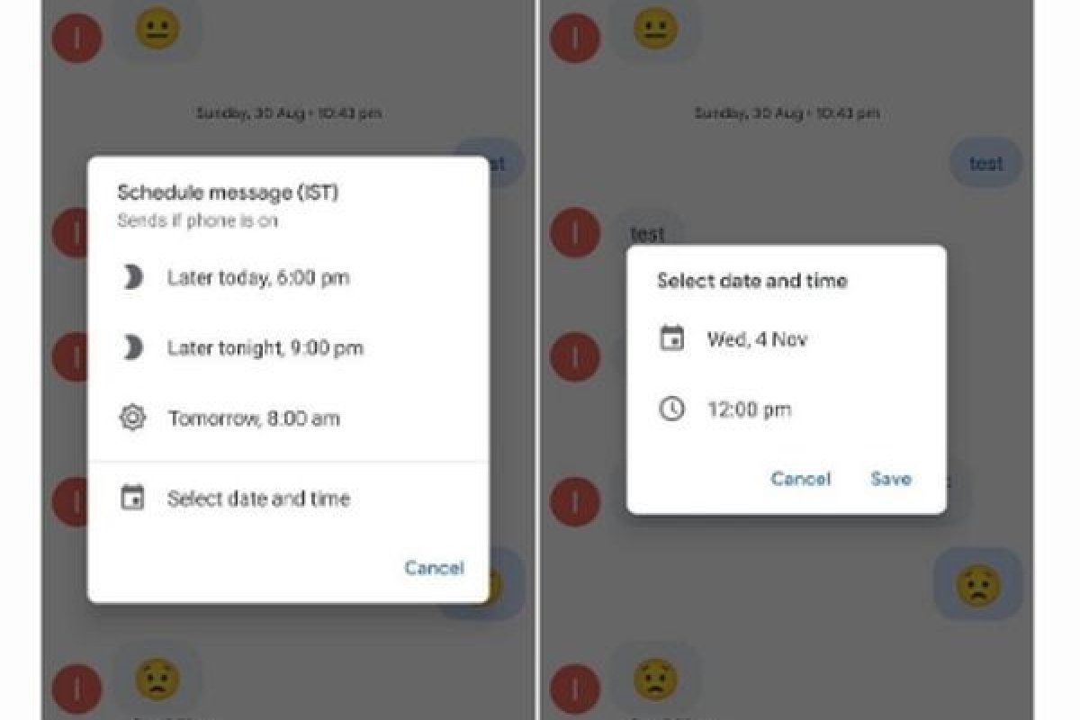 Google testa novo recurso de envio programado de mensagens