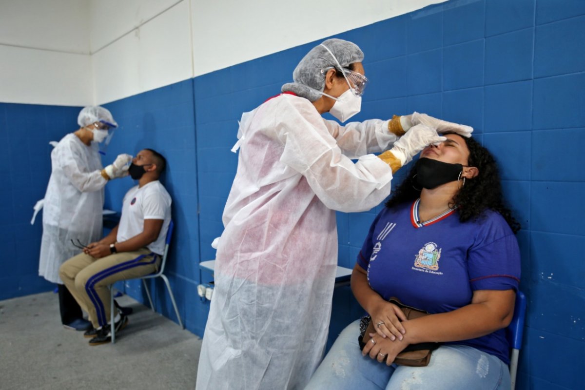 Covid-19: testagem em escolas da Cidade Baixa segue até segunda (9)