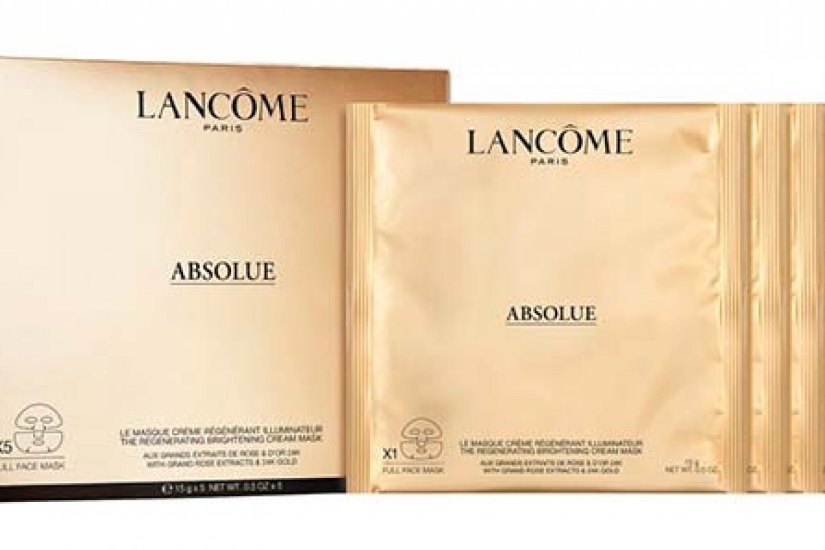 Lancôme lança máscara facial com infusão de ouro 24 quilates
