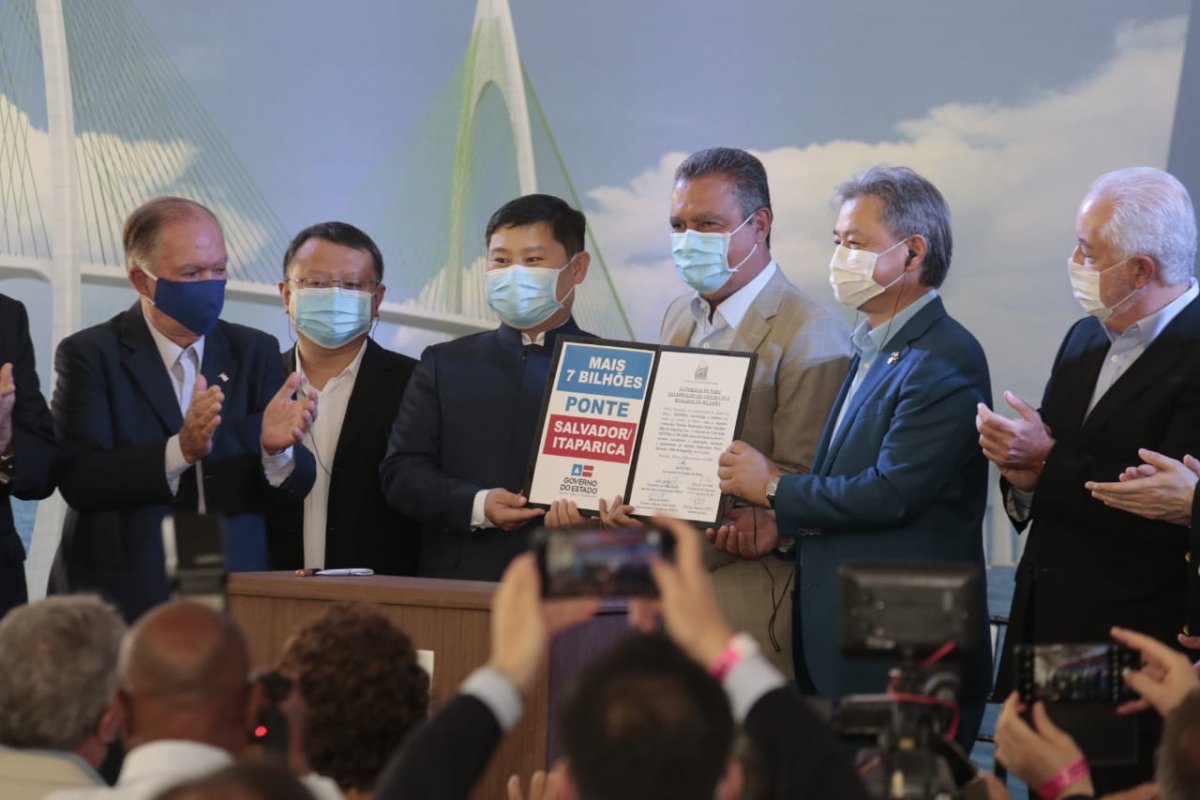 “A ponte Salvador – Itaparica é o maior projeto em curso no Brasil”, diz Rui Costa