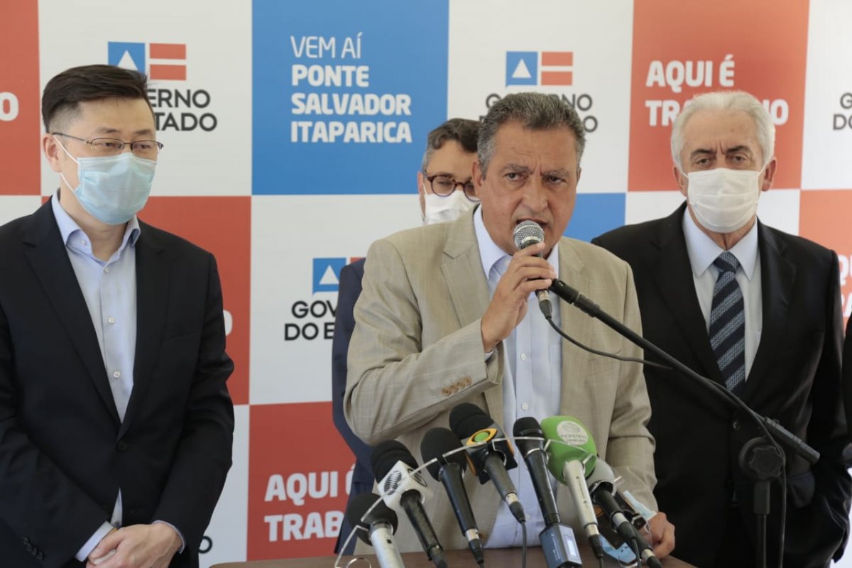 “Todas as licenças foram realizadas e estão asseguradas” diz Rui Costa sobre obra da Ponte Salvador-Itaparica