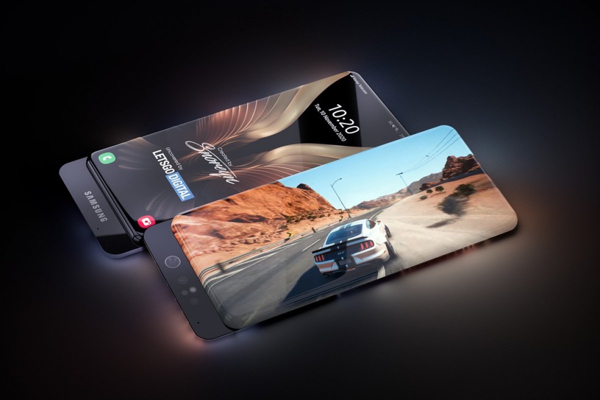 Samsung cria celular com tela por todos os lados