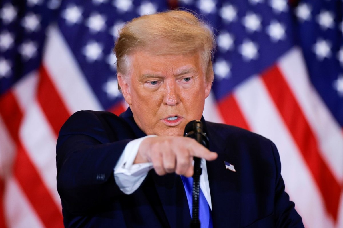 "O tempo dirá", afirma Donald Trump sobre resultado das eleições