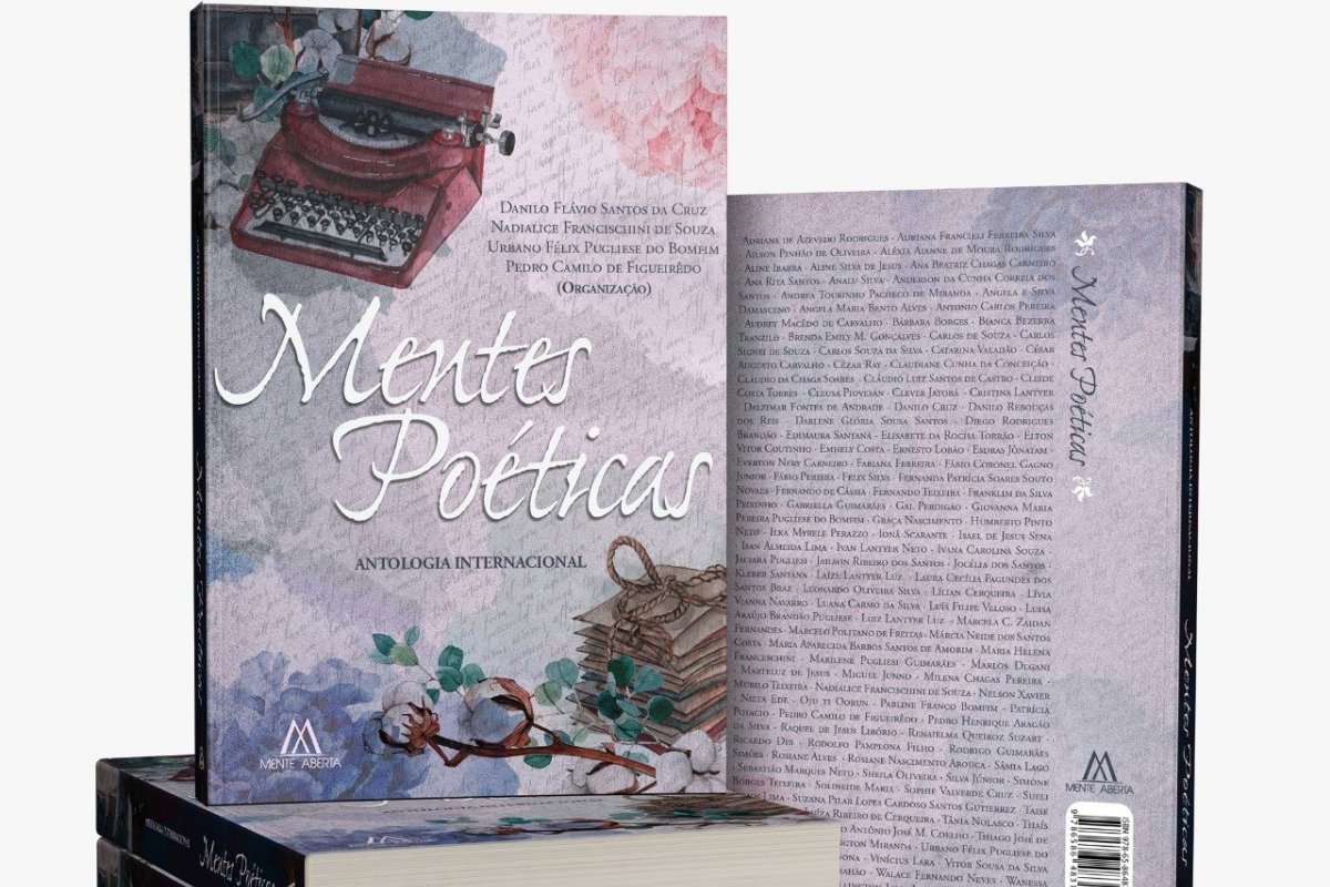 Livro Mentes Poéticas ganhará lançamento on-line