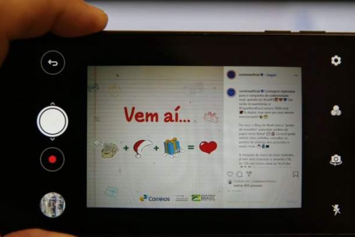 Campanha Papai Noel dos Correios acontece de forma virtual em 2020