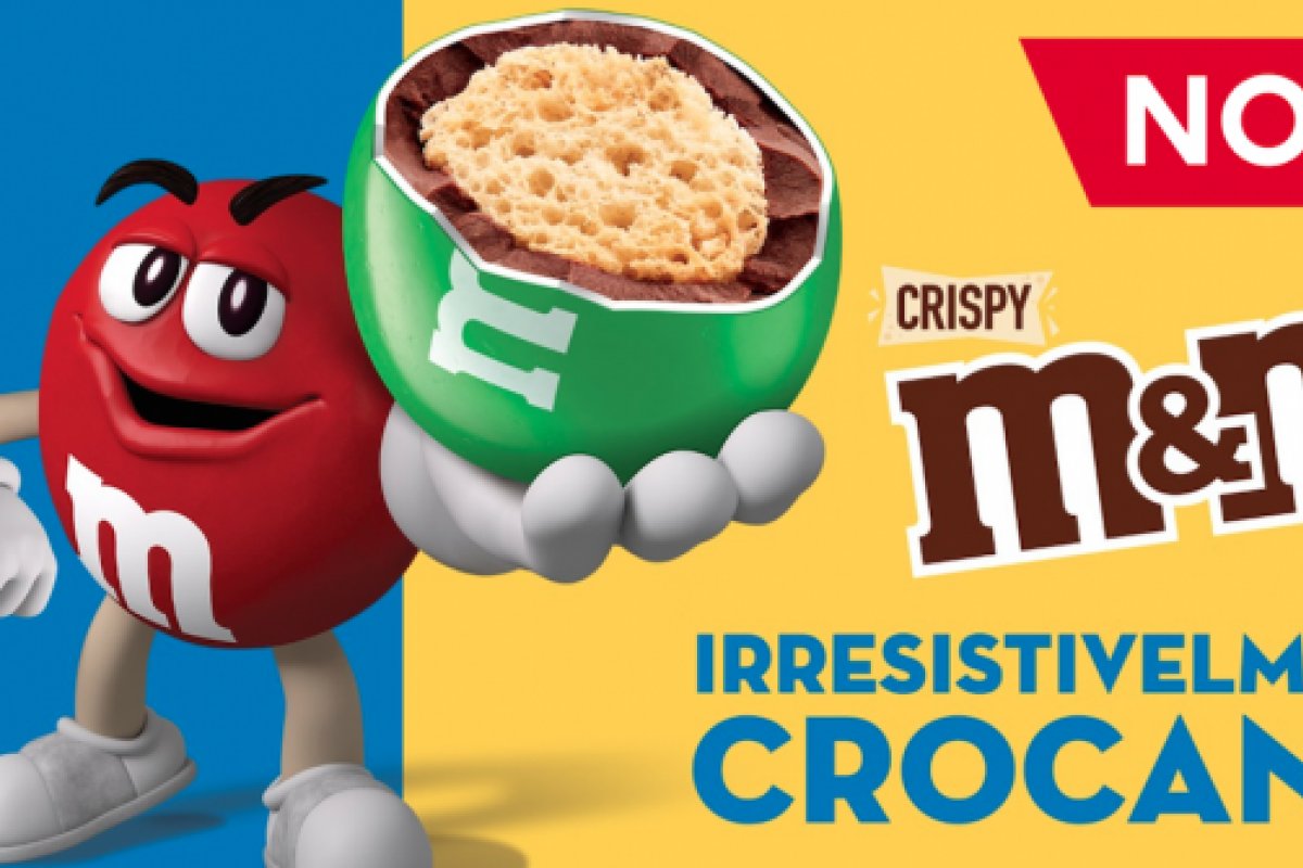 Uau! M&M’S® anuncia chegada de Crispy no Brasil