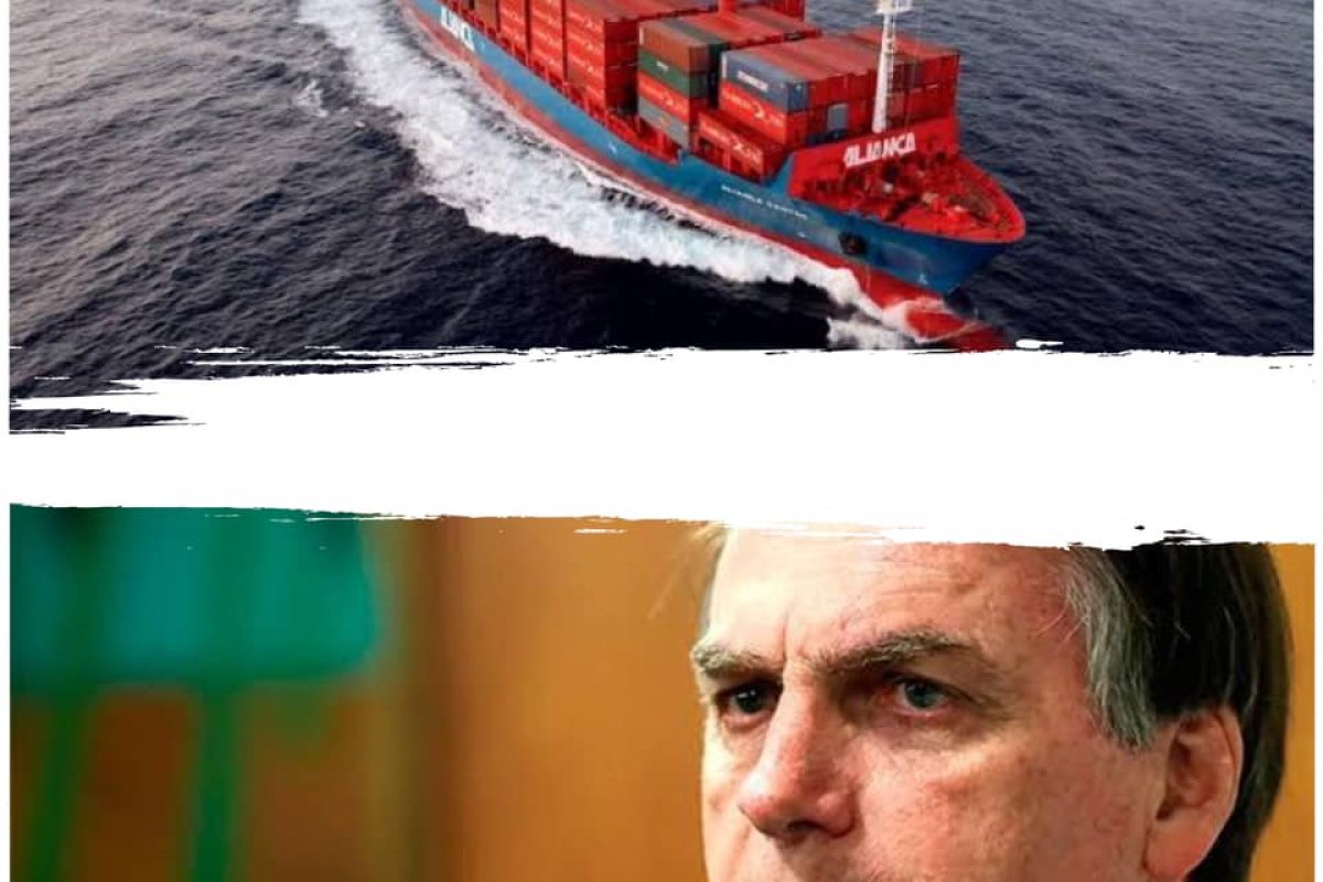 PL BR do Mar pretende ampliar volume de contêineres transportados por ano, diz Bolsonaro