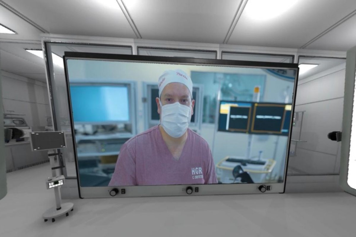 HGRS sedia primeira cirurgia gravada em 360º do mundo