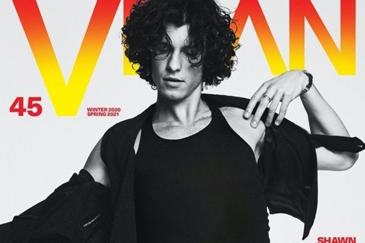 Shawn Mendes arrasa na capa da ‘VMAN’