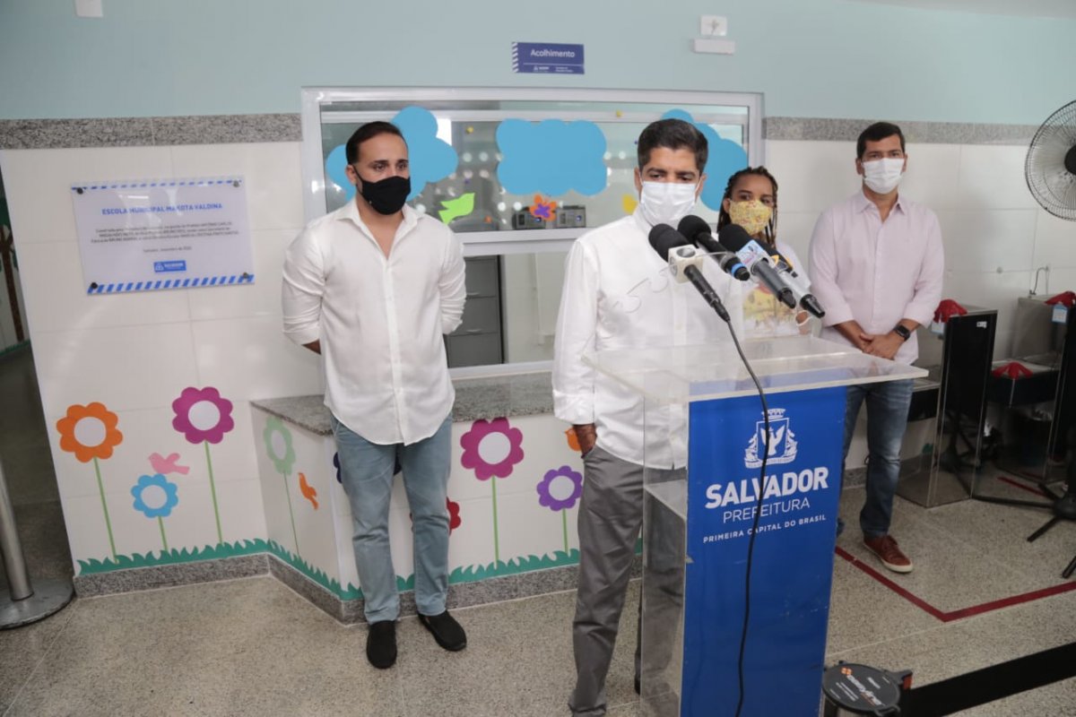 “Maior desafio de Bruno Reis na sua gestão será a educação”, diz ACM Neto