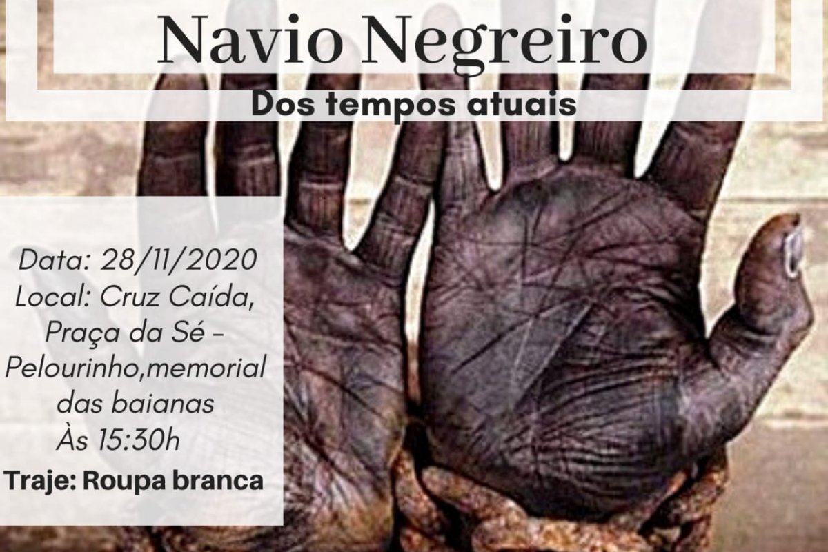 Pelourinho recebe espetáculo contra o racismo na 2ª edição do “Desfile Manifesto Navio Negreiro”