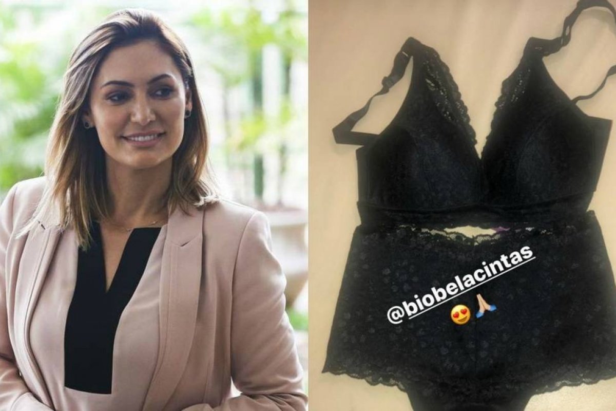 Primeira dama Michelle Bolsonaro ganha lingeries e mostra tudo na web