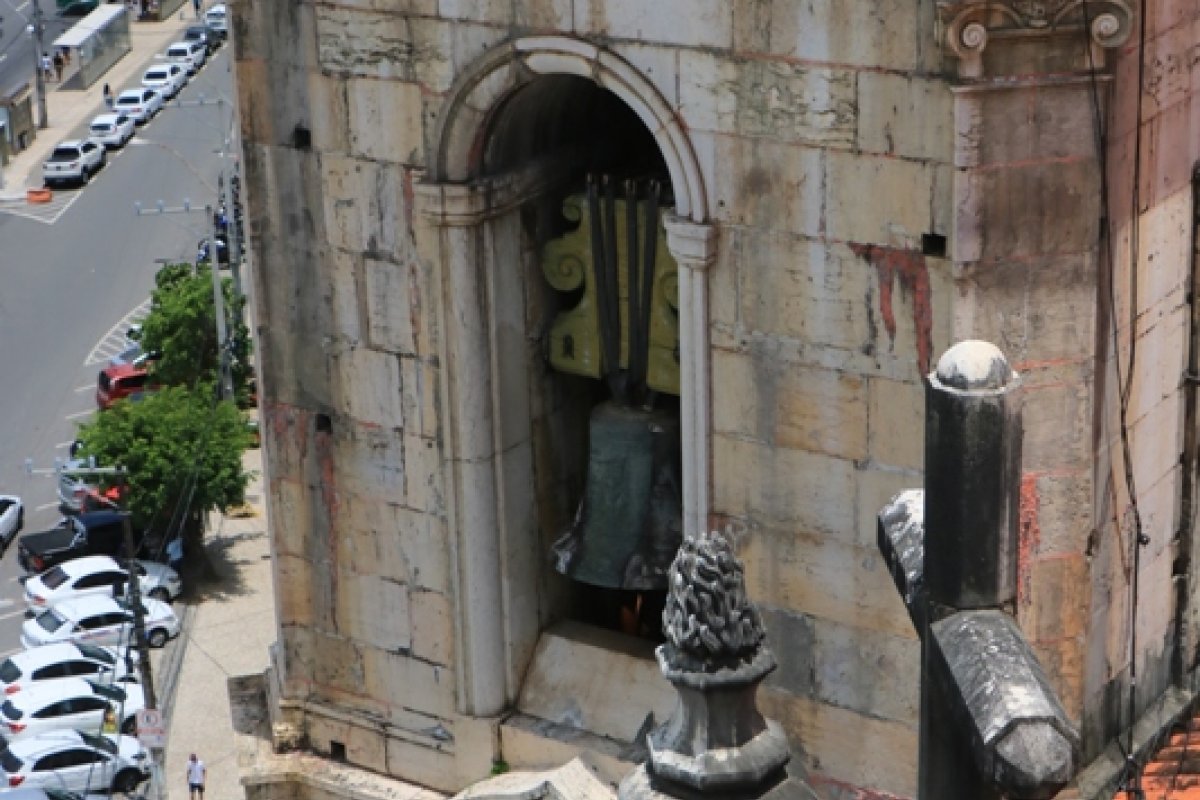 Sinos da Basílica da Conceição da Praia voltarão a funcionar em janeiro
