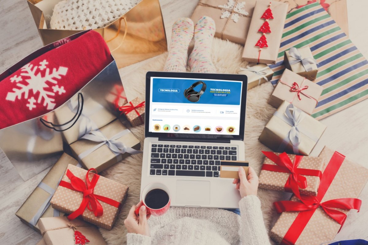 Shoppings possibilitam enviar presentes através de plataformas digitais