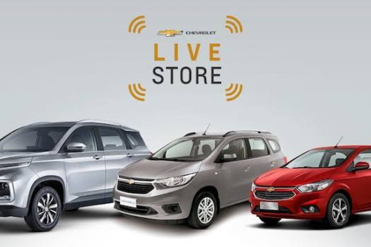 Chevrolet passa a vender carros em lives via internet