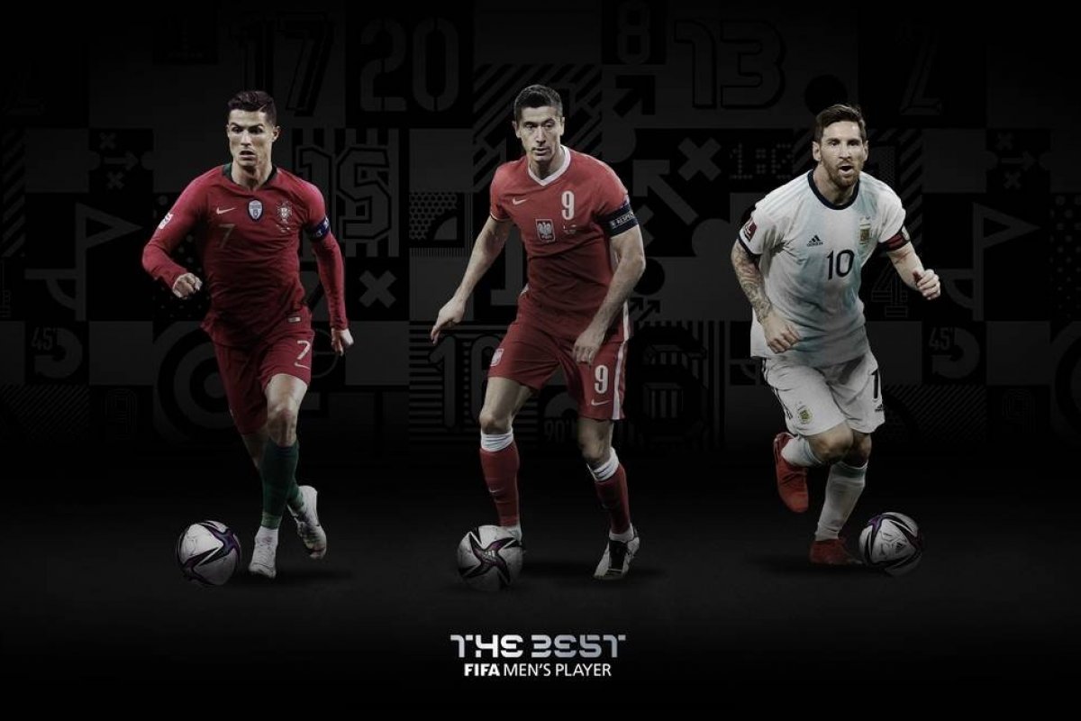 Lewandowski, Messi e Cristiano Ronaldo são finalistas do 'The Best', da Fifa