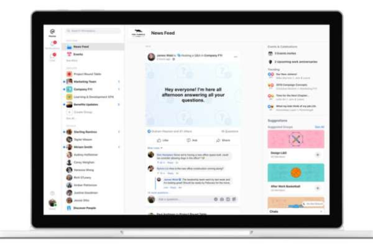Facebook Workplace vai encerrar plano gratuito para empresas