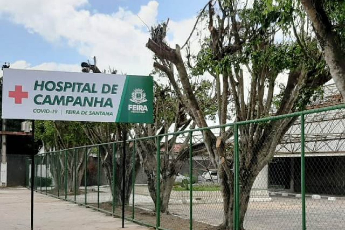 Prefeito de Feira de Santana informa que 100% dos leitos do Hospital de Campanha estão ocupados