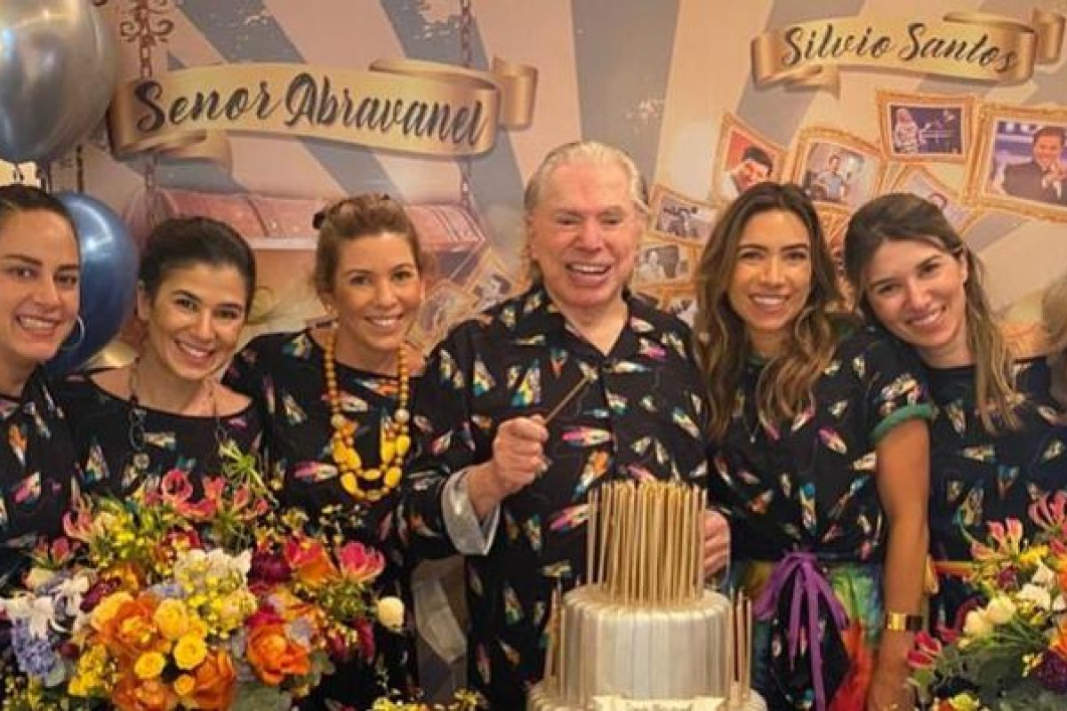 Silvio Santos celebra 90 anos com festa do pijama