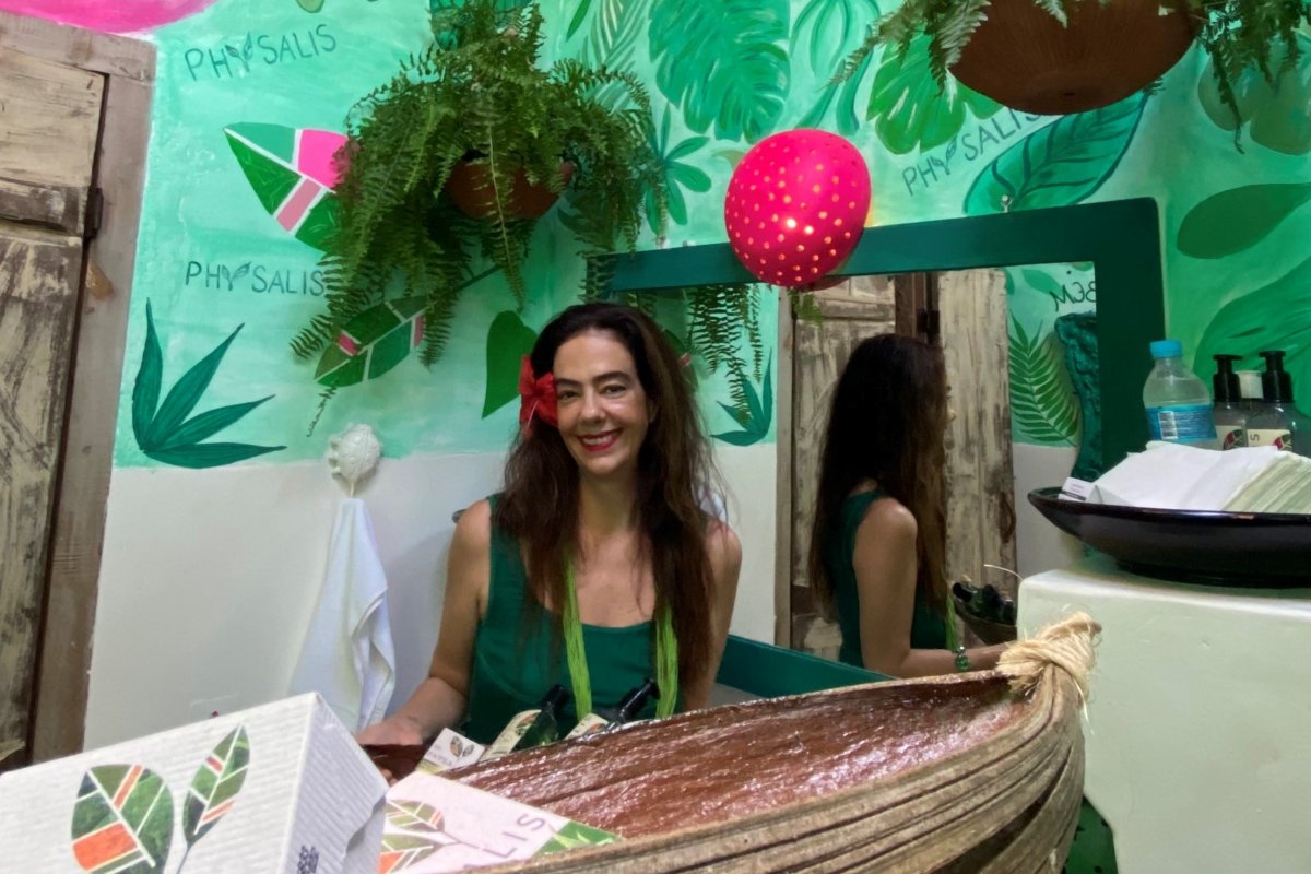 Artista Plástica Joana Vieira cria Banheiro Arte na Casa do Coronel, em Trancoso