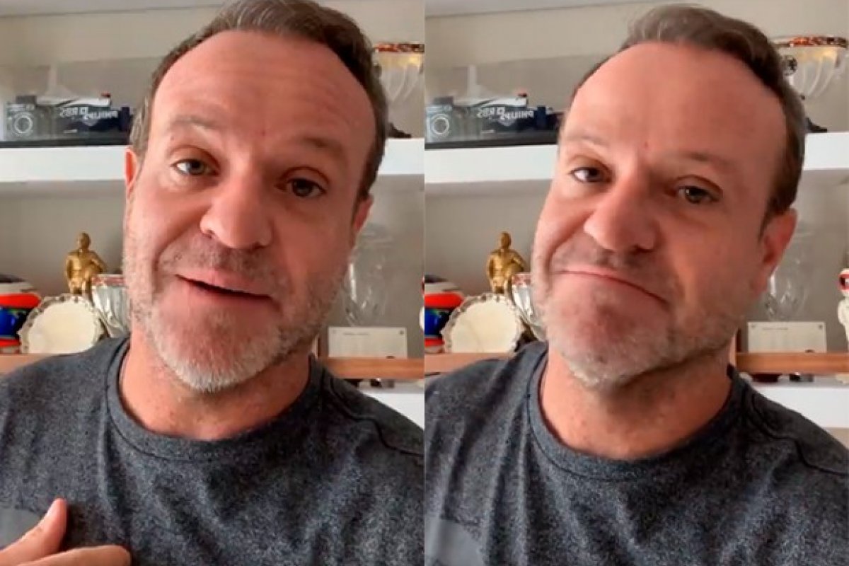 Barrichello ironiza fama de "atrasado" e diz que irá tomar vacina primeiro nos EUA