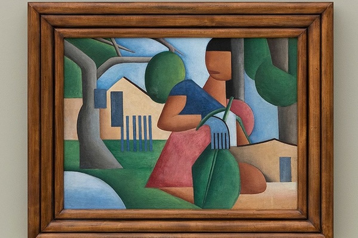 Quadro de Tarsila do Amaral é leiloado por maior valor já pago em uma obra brasileira