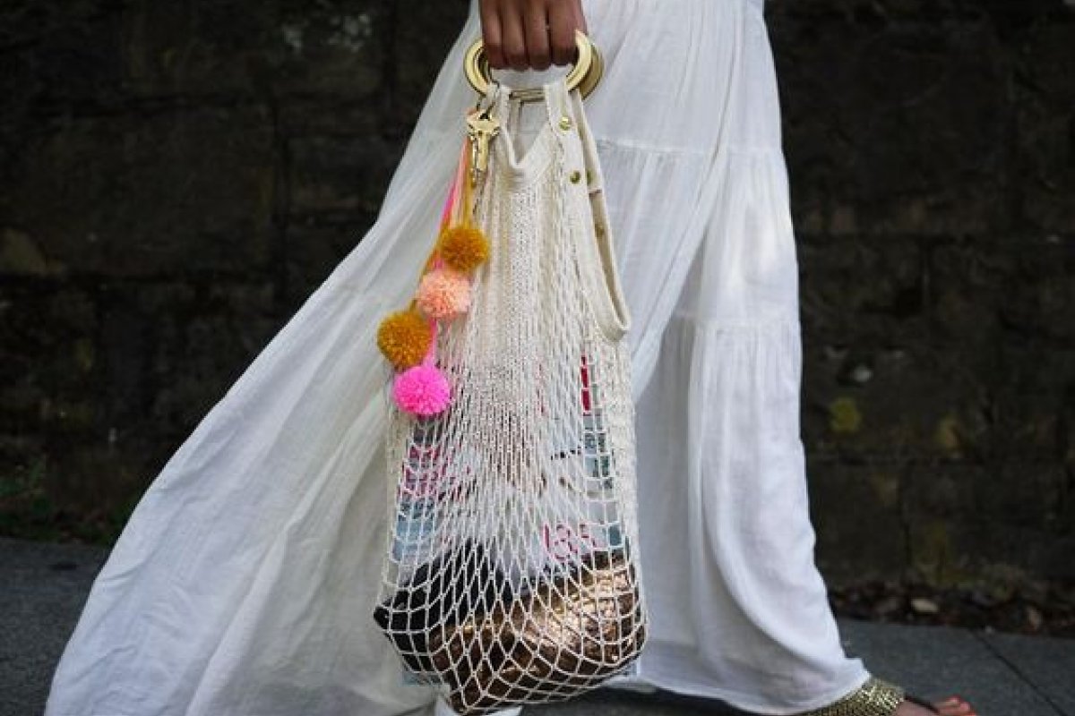 Bolsa de rede é perfeita para o verão 2021