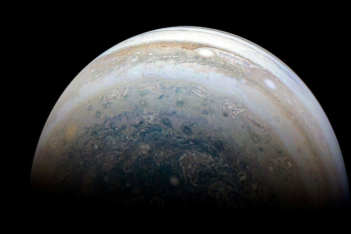 Nasa divulga nova imagem do planeta Júpiter