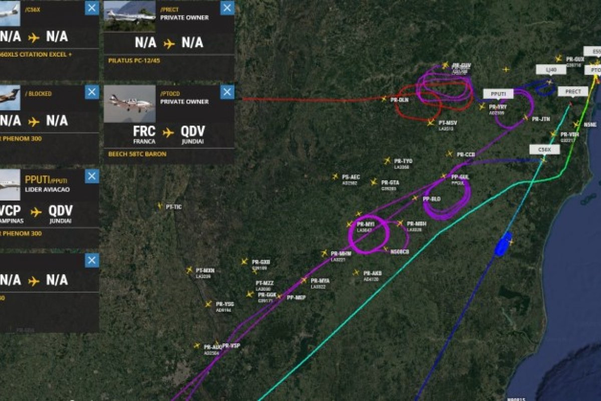 Congestionamento de jatinhos leva caos a aeroporto em Trancoso