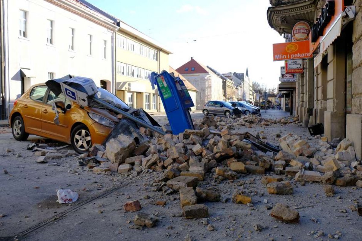 Terremoto mata menina na Croácia e desliga usina nuclear